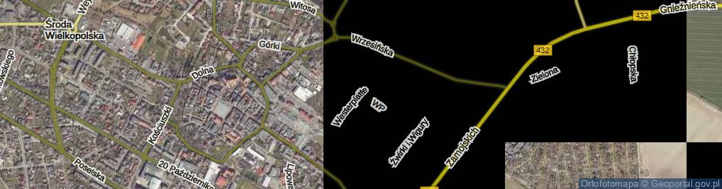 Zdjęcie satelitarne Westerplatte ul.